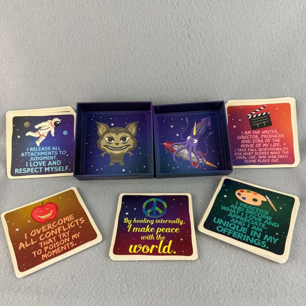 Rage Create Sweet-Ass Affirmations Motivation Card Deck 60 Cards Heath Armstrong
